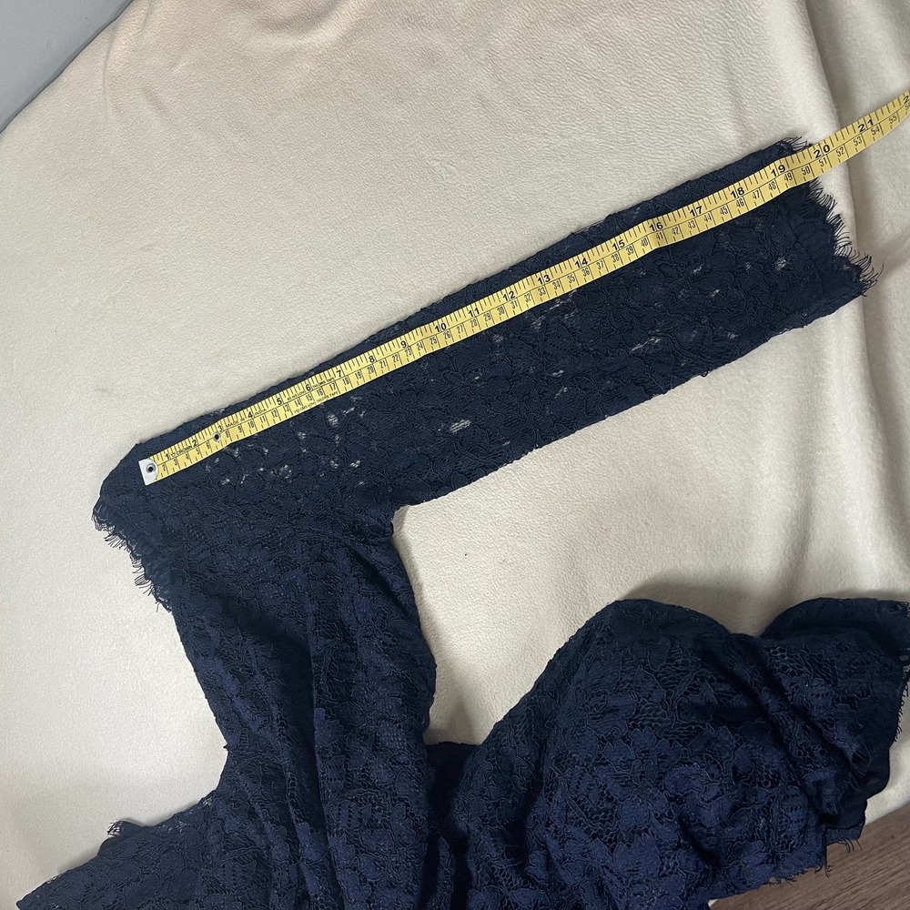 Diane von Furstenberg Zarita Scoop Dress Navy Lace size 8 - Picture 10 of 16